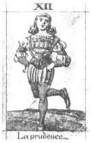 [1720 tarot kort, Prudentia]