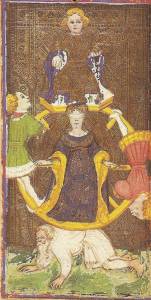 [Visconti-Sforza tarot kort, Skbnehjulet]